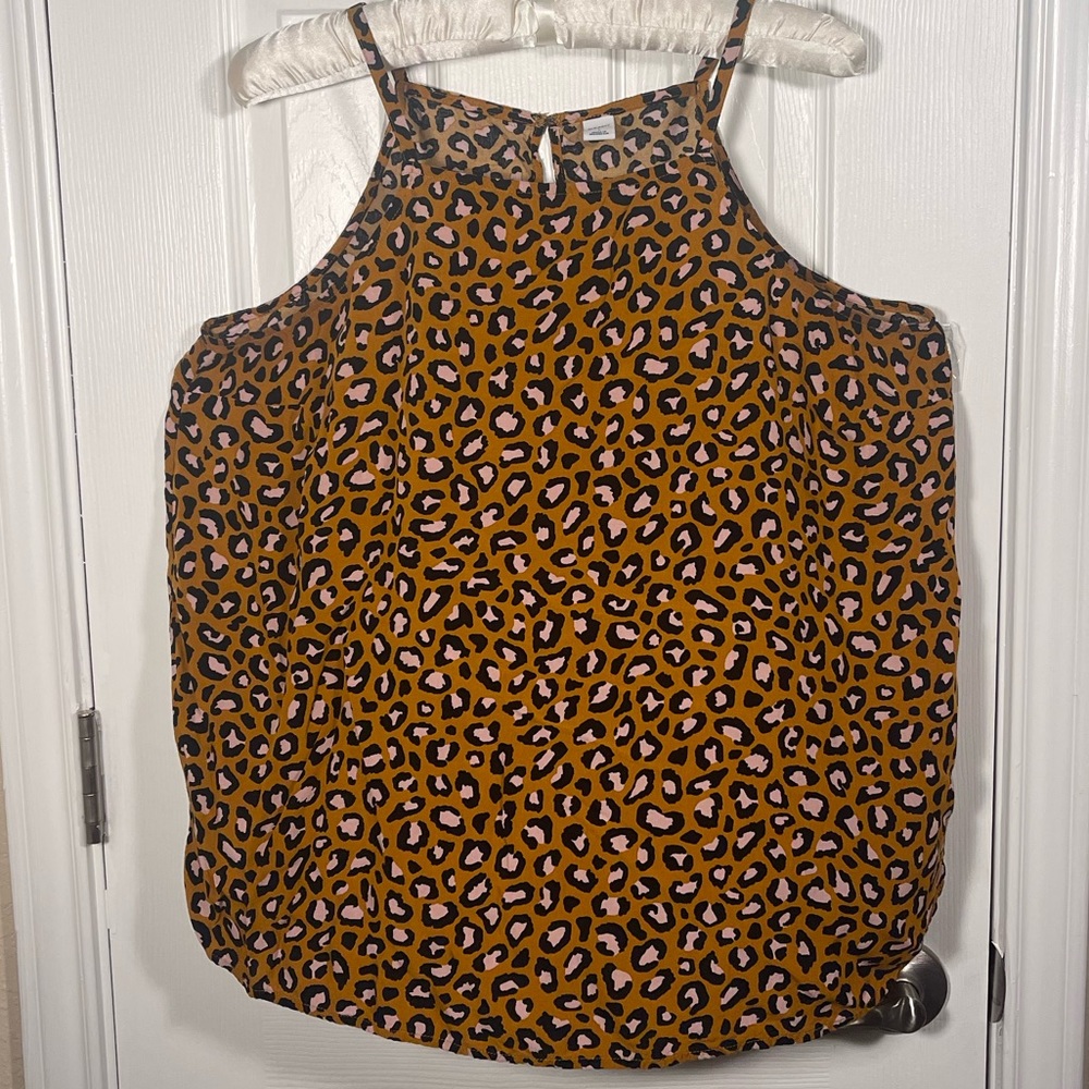 Old Navy Cheetah Tank Top Size Large